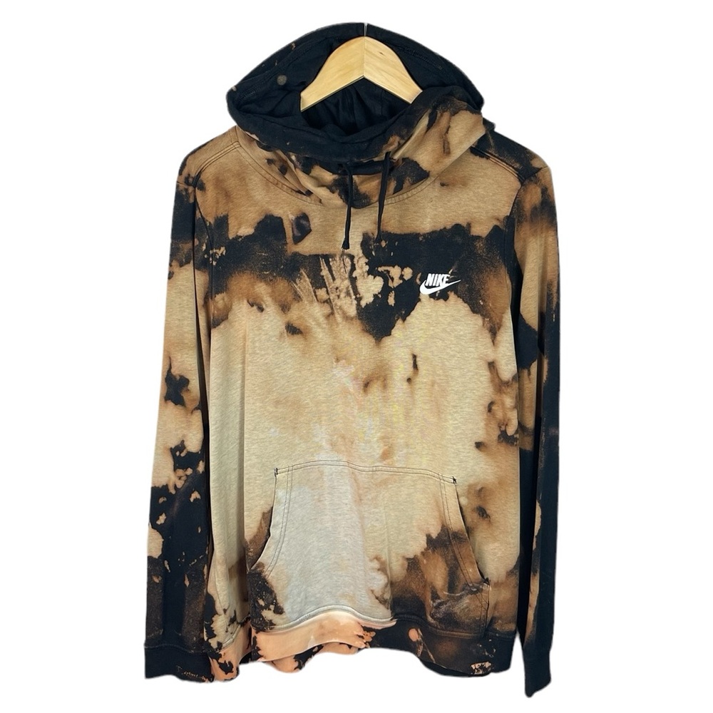 C11 Women’s NIKE High Neckline Tie Dye Hoodie Sweatshirt 1X